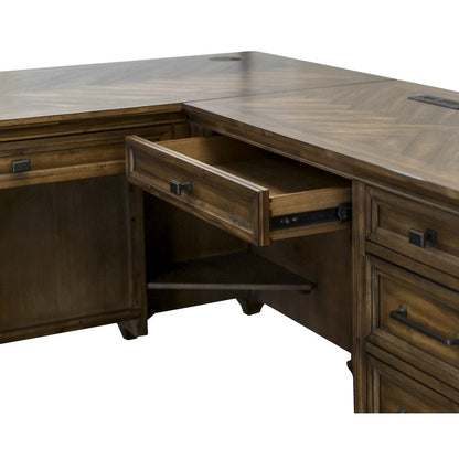 Porter L-Desk & Return, Writing Table & Return