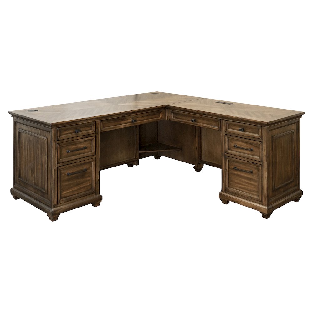 Porter L-Desk & Return, Writing Table & Return