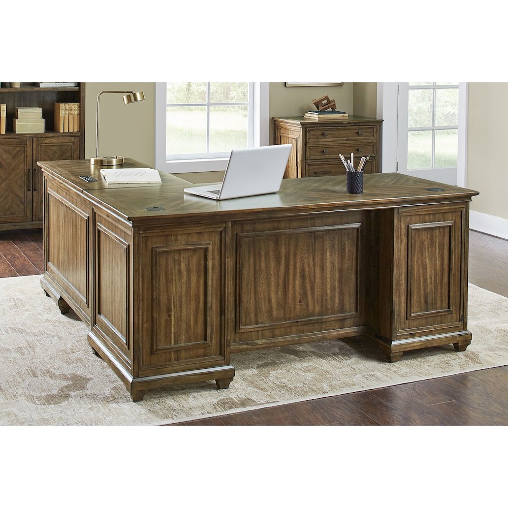 Porter L-Desk & Return, Writing Table & Return