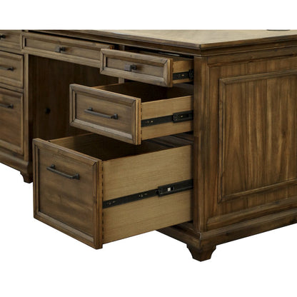 Porter Traditional Credenza, Brown