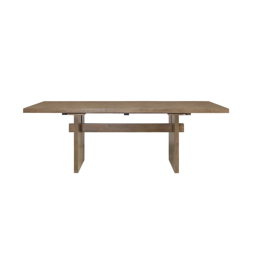 Quincey Coastal Wood Kitchen Table, Brown