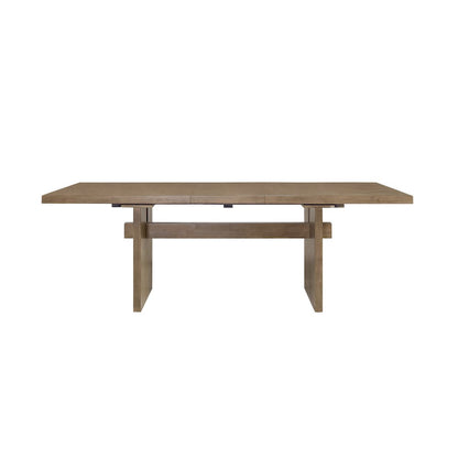 Quincey Coastal Wood Kitchen Table, Brown
