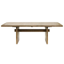 Quincey Coastal Wood Kitchen Table, Brown