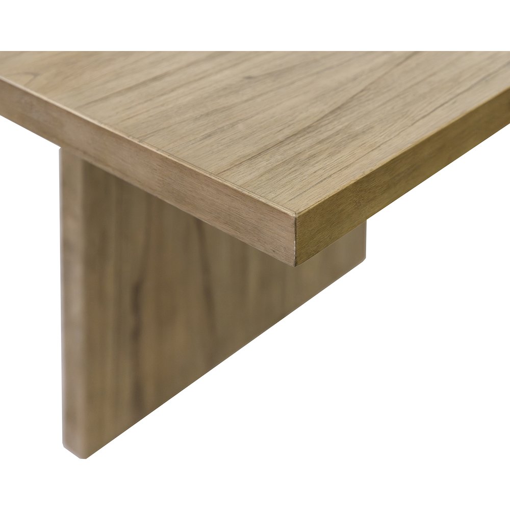Quincey Coastal Wood Kitchen Table, Brown