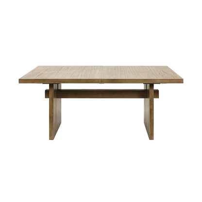 Quincey Coastal Wood Kitchen Table, Brown