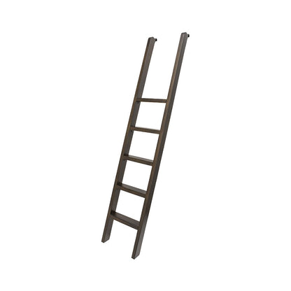 Sonoma Executive Bookcase Wall With Wood Ladder, Brown