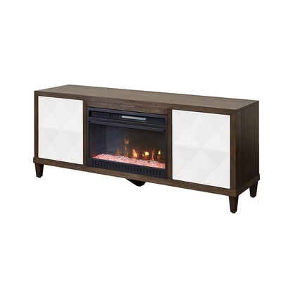 Stellar Wood 65" Fireplace Console with with doors
