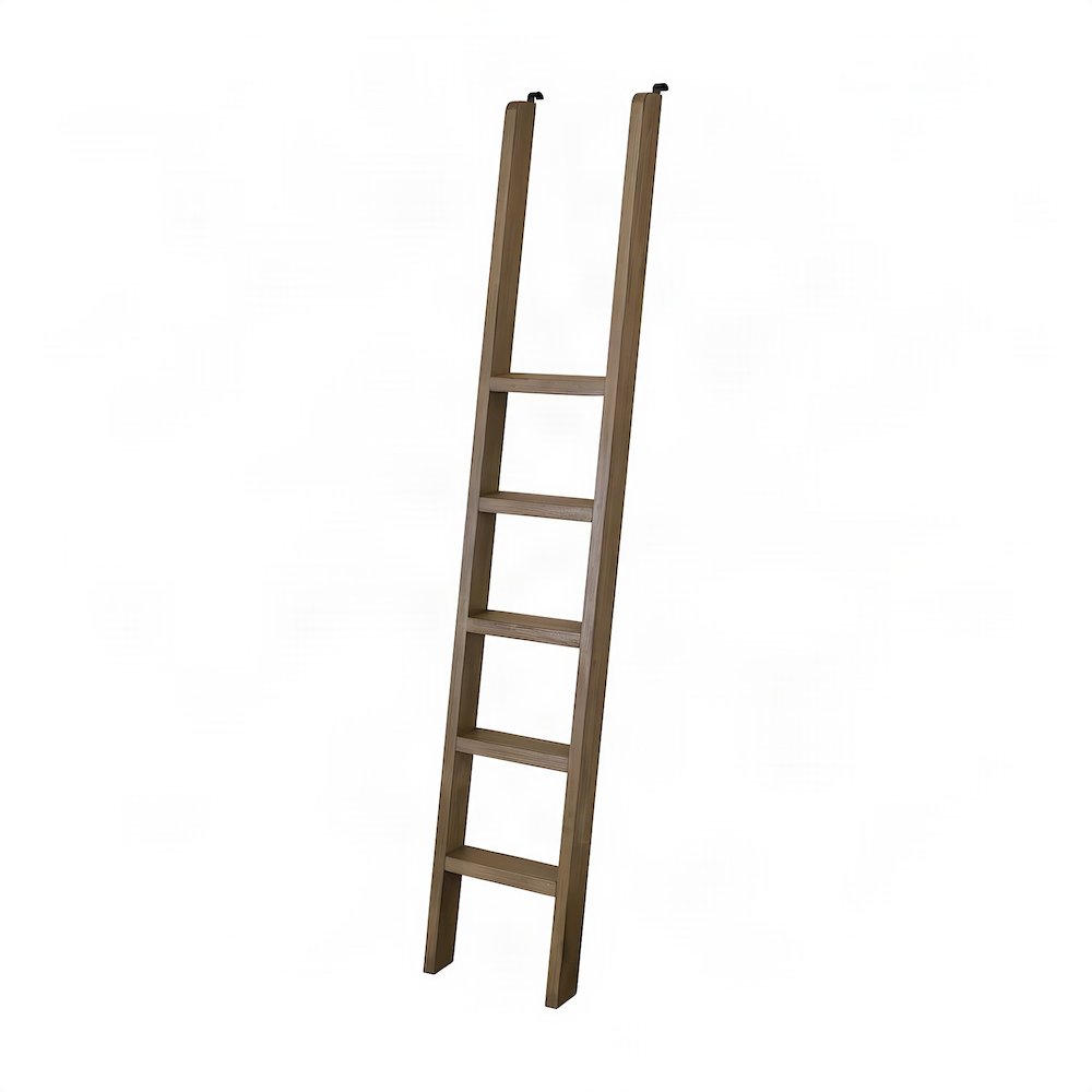 Traditional Wooden Decorative Ladder for Blankets and Towels, Brown
