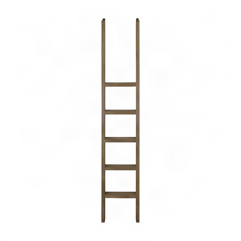 Traditional Wooden Decorative Ladder for Blankets and Towels, Brown
