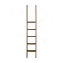 Traditional Wooden Decorative Ladder for Blankets and Towels, Brown