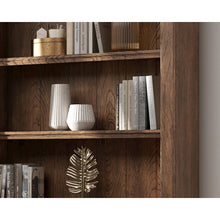 Stratton 8' Tall Wood Bookcase, Brown