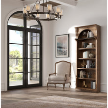 Stratton 8' Tall Wood Bookcase, Brown
