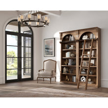 Stratton 8' Tall Bookcase Wall With Ladder, Storage
