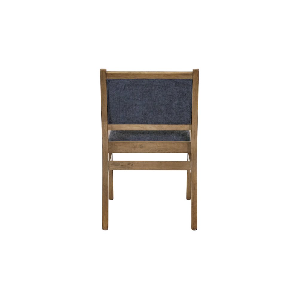 Shelby Two Mid-Century Modern Wood Side Chairs, Brown