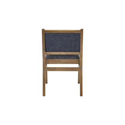 Shelby Two Mid-Century Modern Wood Side Chairs, Brown