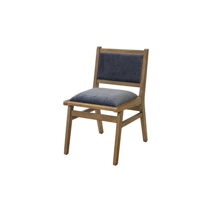 Shelby Two Mid-Century Modern Wood Side Chairs, Brown