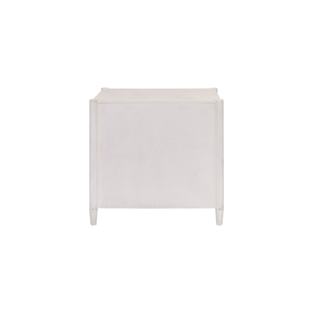 Wood Lateral File, Office Storage File Drawer, Locking Drawer, Assembled, White