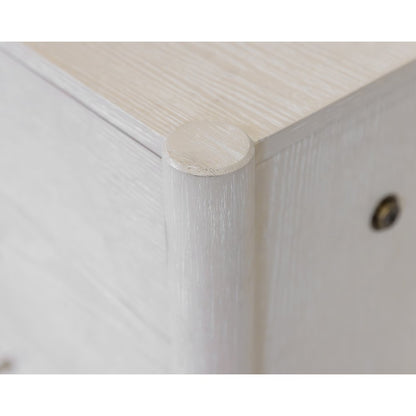 Wood Lateral File, Office Storage File Drawer, Locking Drawer, Assembled, White
