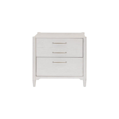 Wood Lateral File, Office Storage File Drawer, Locking Drawer, Assembled, White