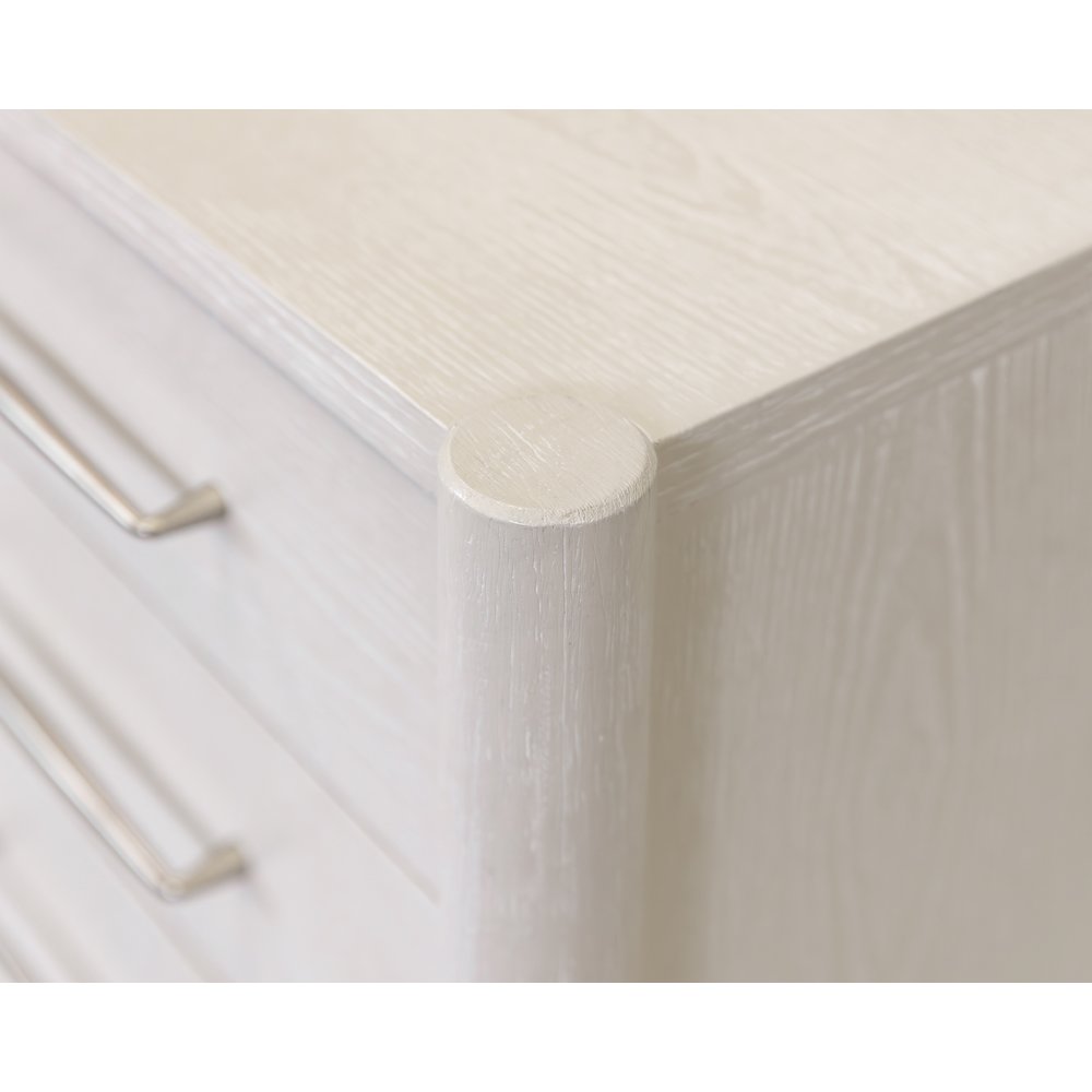 Wood Double Pedestal Executive Desk, Writing Table, Office Storage, White