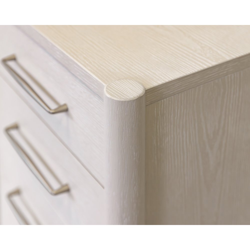 Executive Wood Double Pedestal L-Desk, Corner Table, Office Storage, White
