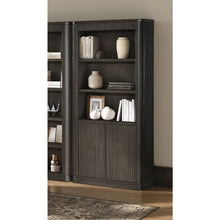 Tulane Executive Bookcase With Doors, Brown