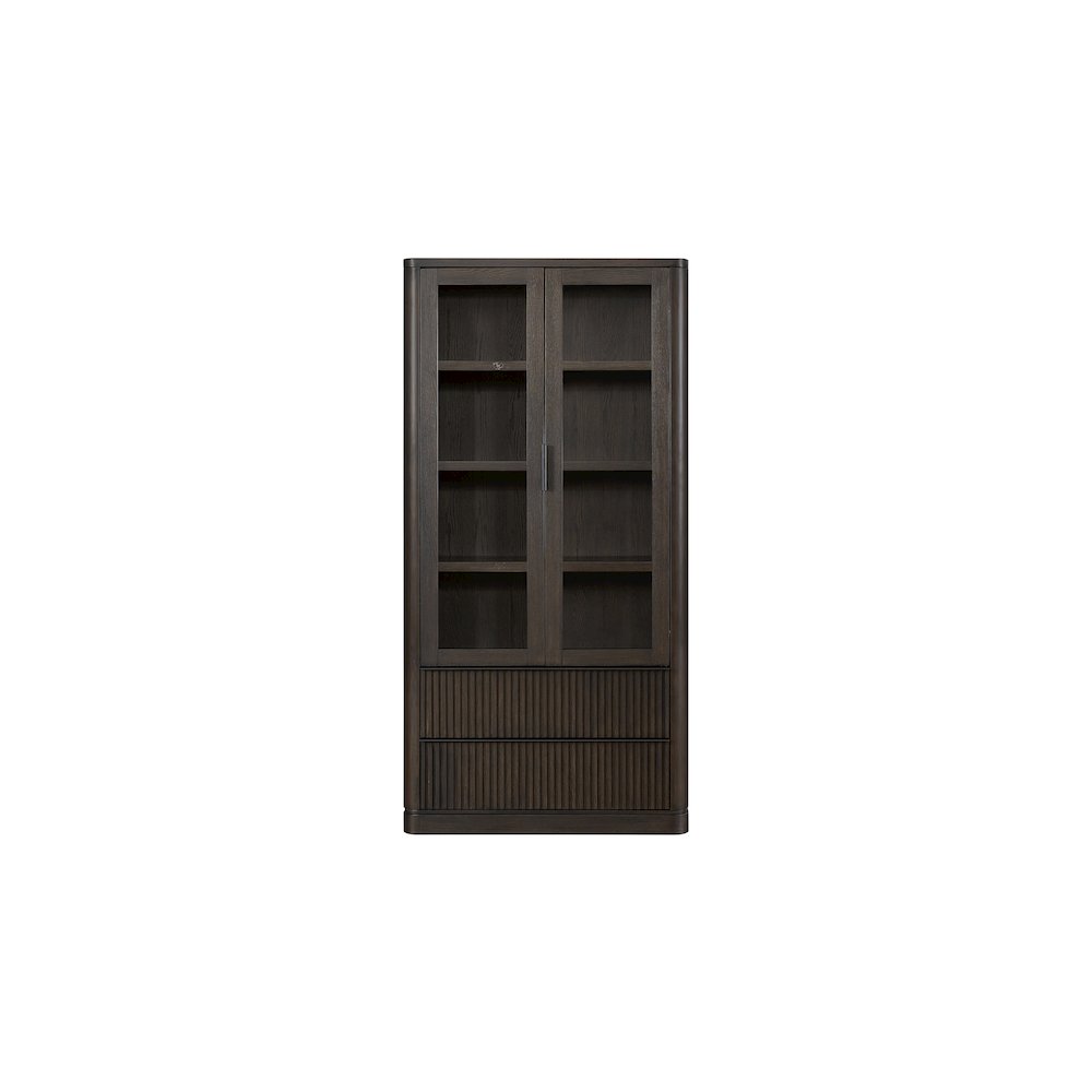 Tulane Style, Wood Dining Display Cabinet, Fully Assembled