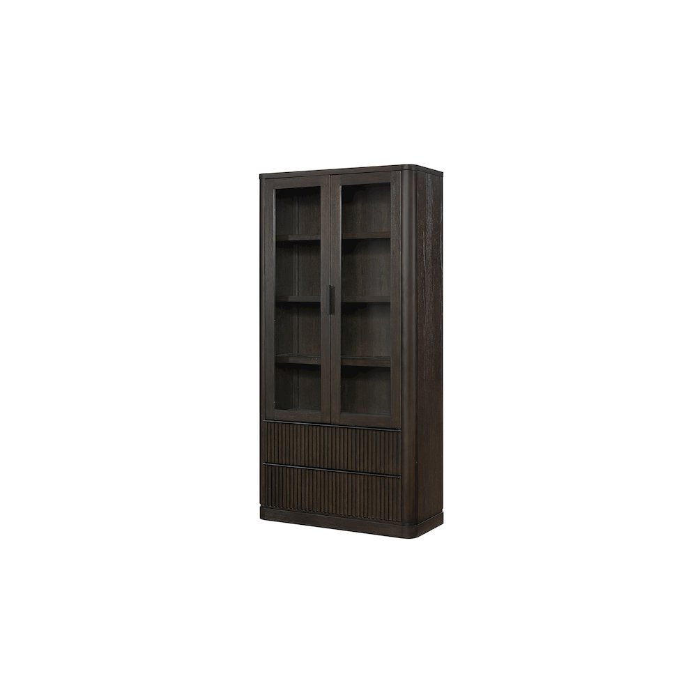 Tulane Style, Wood Dining Display Cabinet, Fully Assembled