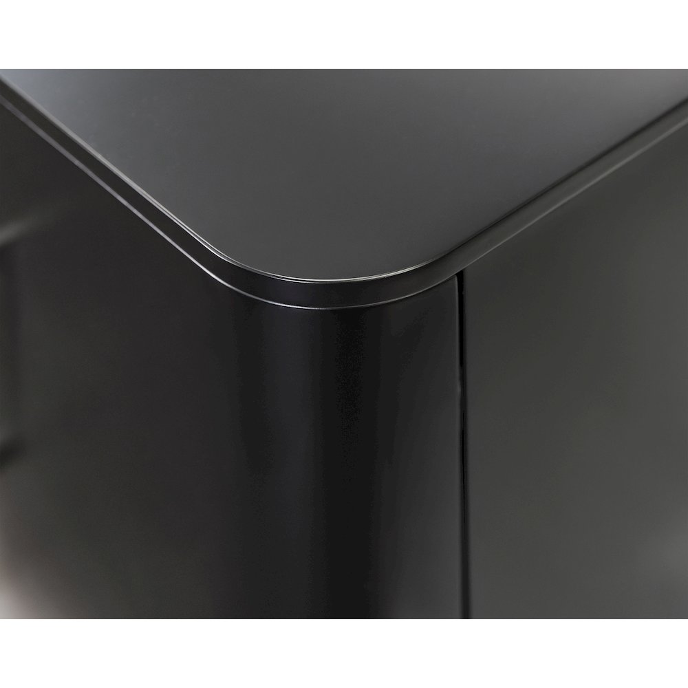 Uptown 60" Fireplace Console, Fully Assembled, Black