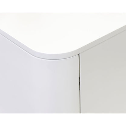 Uptown 60" Fireplace Console, Fully Assembled, White