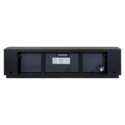 Uptown 96" Fireplace Console, Fully Assembled, Black