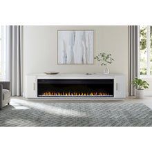 Uptown 96" Fireplace Console, Fully Assembled, White