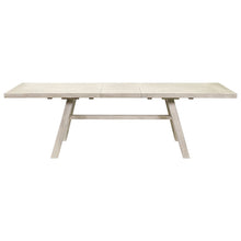 Winslow Modern Farmhouse Rectangular Extension Kitchen Dining Table, Brown