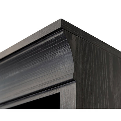 Traditional Wood Open Bookcase, Office Storage