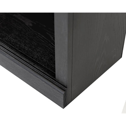 Traditional Wood Open Bookcase, Office Storage