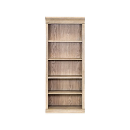 Traditional Wood Open Bookcase, Office Storage