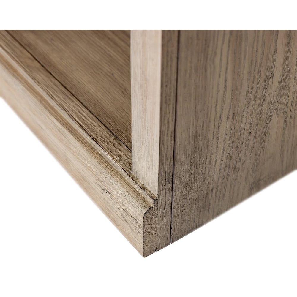 Traditional Wood Open Bookcase, Office Storage