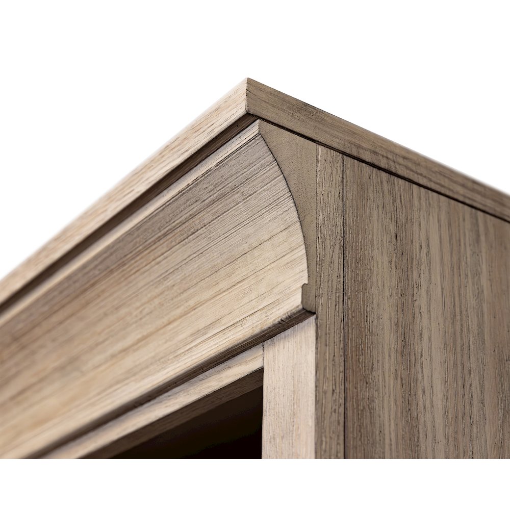 Traditional Wood Open Bookcase, Office Storage
