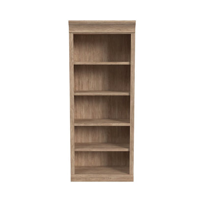 Traditional Wood Open Bookcase, Office Storage