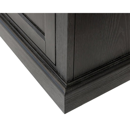 Transitional 80" Fireplace Console, Entertainment Storage, TV Stand