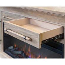 Transitional 80" Fireplace Console, Entertainment Storage, TV Stand