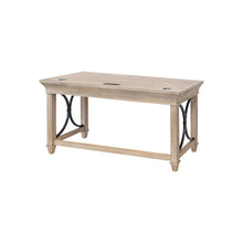 Traditional Wood Writing Desk, Office Table with Drawers