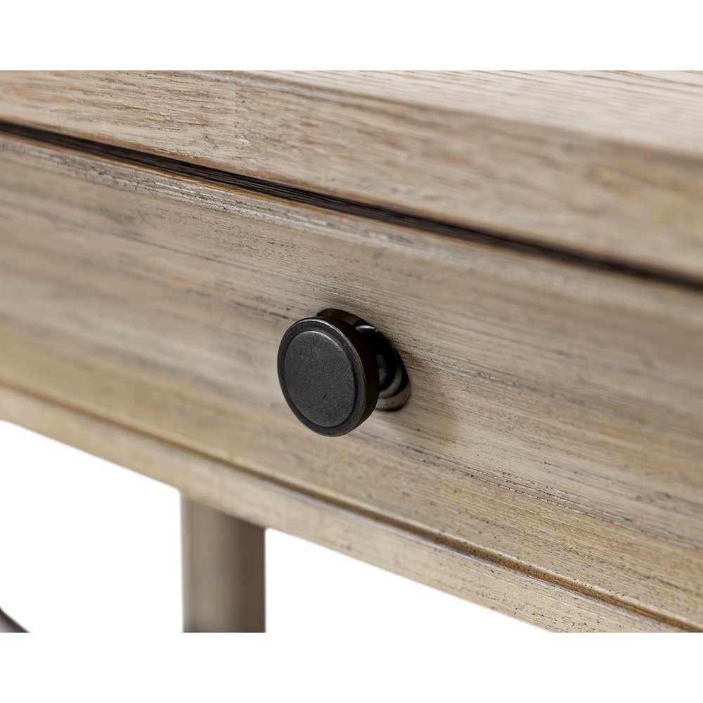 Traditional Wood Writing Desk, Office Table with Drawers