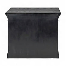 Hardwood Solid and Veneer Lateral File Cabinet with Storage Drawers, Black