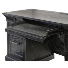 Traditional Wood Double Pedestal Desk, Executive Desk, Office Table