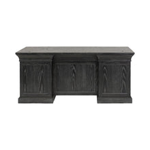Traditional Wood Double Pedestal Desk, Executive Desk, Office Table