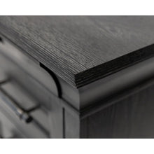 Traditional Wood Double Pedestal Desk, Executive Desk, Office Table
