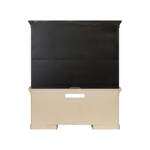 Traditional Wood Executive Desk, Office Storage Hutch with Doors