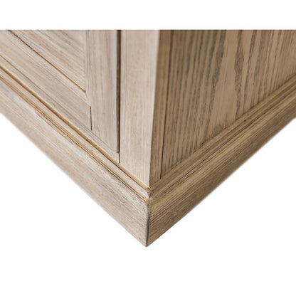 Traditional Wood Executive Desk, Storage Office Credenza