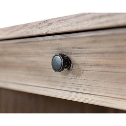 Traditional Wood Executive Desk, Storage Office Credenza
